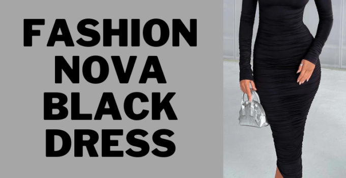Fashion Nova black dress