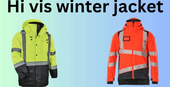 Hi vis winter jacket